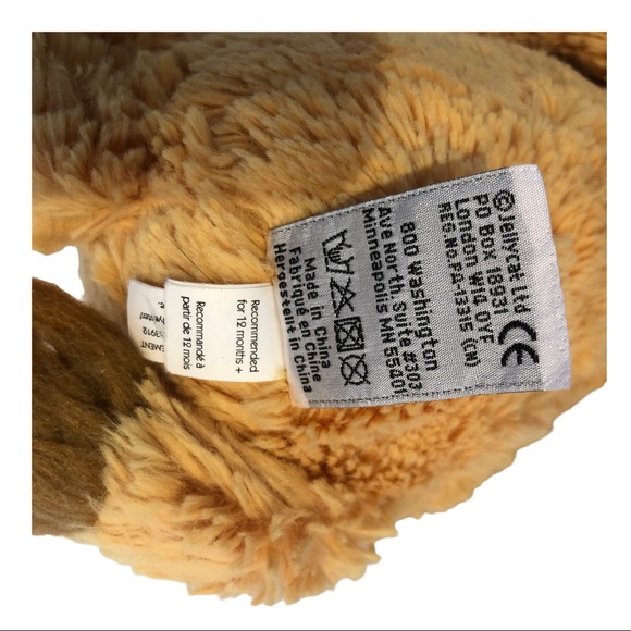 Jellycat Medium Bashful Lion Plush Yellow gold 12” Stuffed Animal Bean Bag Toy. - Picture 8 of 9